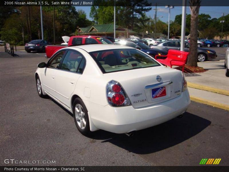 Satin White Pearl / Blond 2006 Nissan Altima 3.5 SL