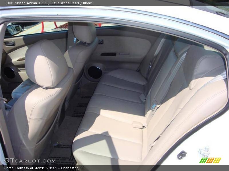 Satin White Pearl / Blond 2006 Nissan Altima 3.5 SL
