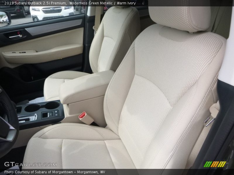 Front Seat of 2019 Outback 2.5i Premium