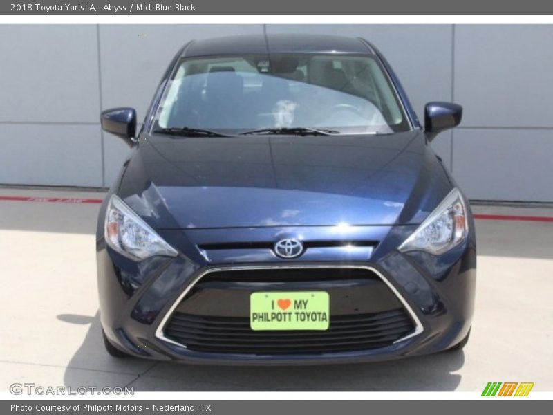 Abyss / Mid-Blue Black 2018 Toyota Yaris iA