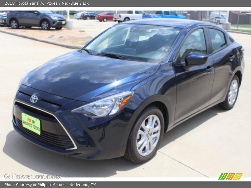 Abyss / Mid-Blue Black 2018 Toyota Yaris iA