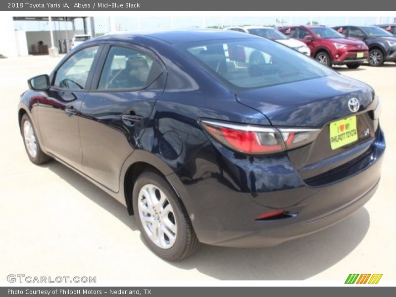 Abyss / Mid-Blue Black 2018 Toyota Yaris iA