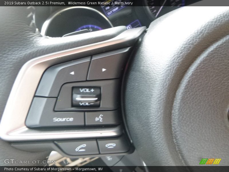 Controls of 2019 Outback 2.5i Premium