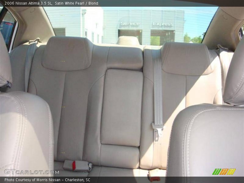 Satin White Pearl / Blond 2006 Nissan Altima 3.5 SL