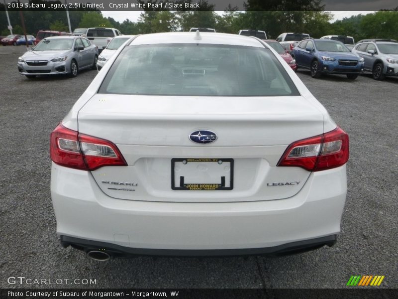 Crystal White Pearl / Slate Black 2019 Subaru Legacy 2.5i Limited