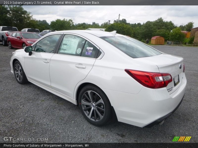 Crystal White Pearl / Slate Black 2019 Subaru Legacy 2.5i Limited