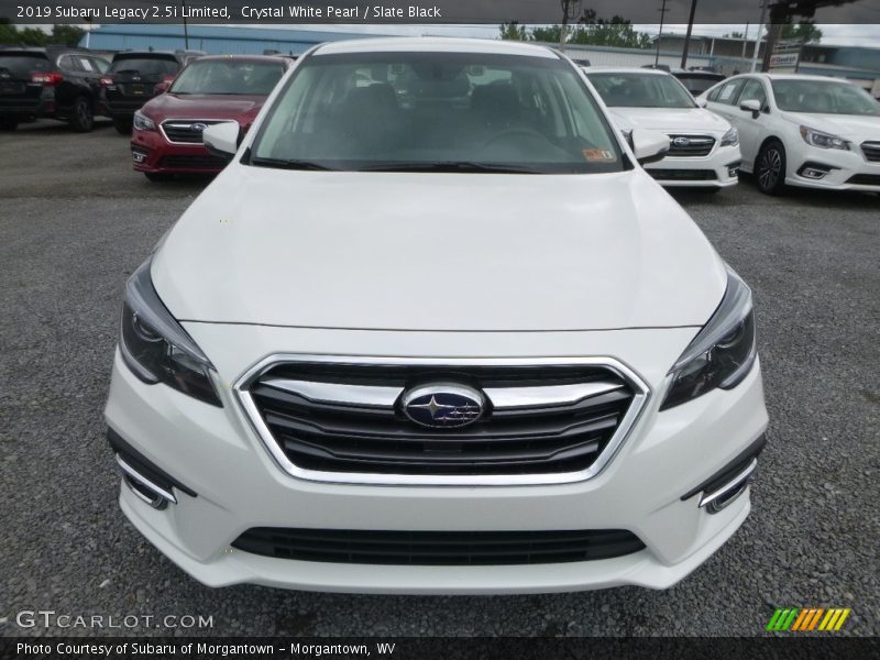 Crystal White Pearl / Slate Black 2019 Subaru Legacy 2.5i Limited