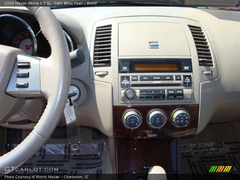 Satin White Pearl / Blond 2006 Nissan Altima 3.5 SL