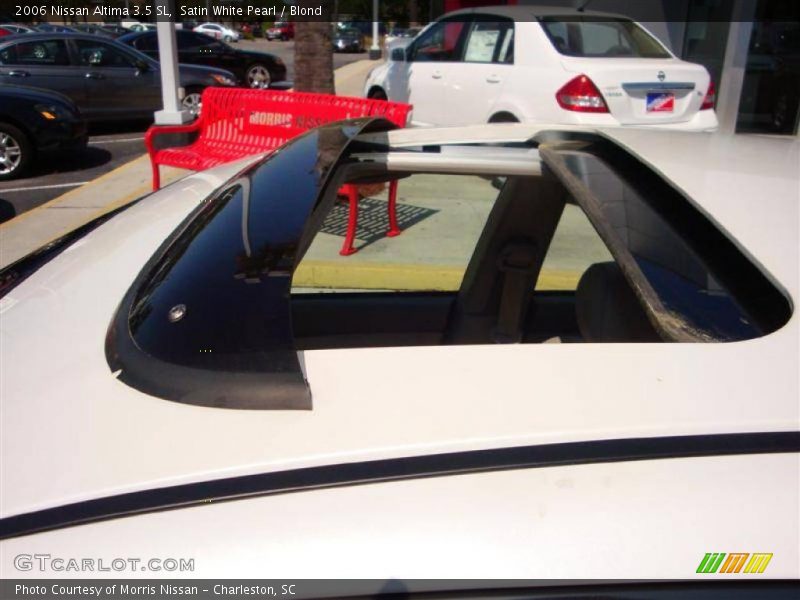 Satin White Pearl / Blond 2006 Nissan Altima 3.5 SL