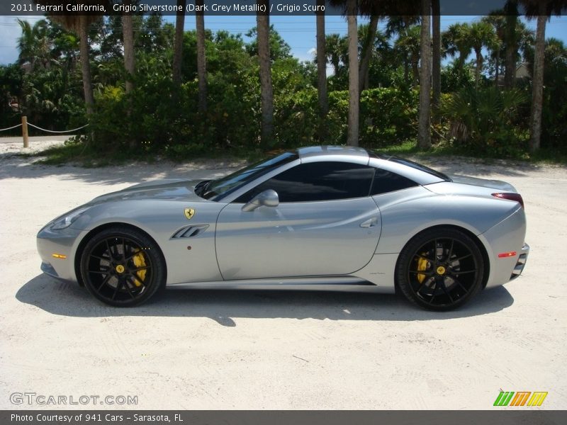 Grigio Silverstone (Dark Grey Metallic) / Grigio Scuro 2011 Ferrari California