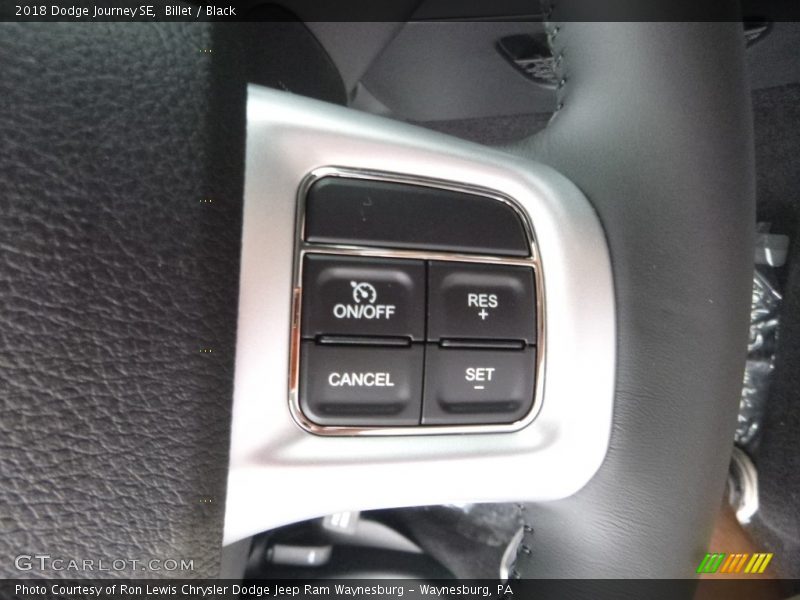 Billet / Black 2018 Dodge Journey SE