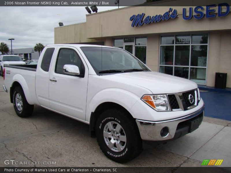 Avalanche White / Blue 2006 Nissan Frontier NISMO King Cab