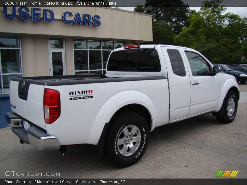 Avalanche White / Blue 2006 Nissan Frontier NISMO King Cab