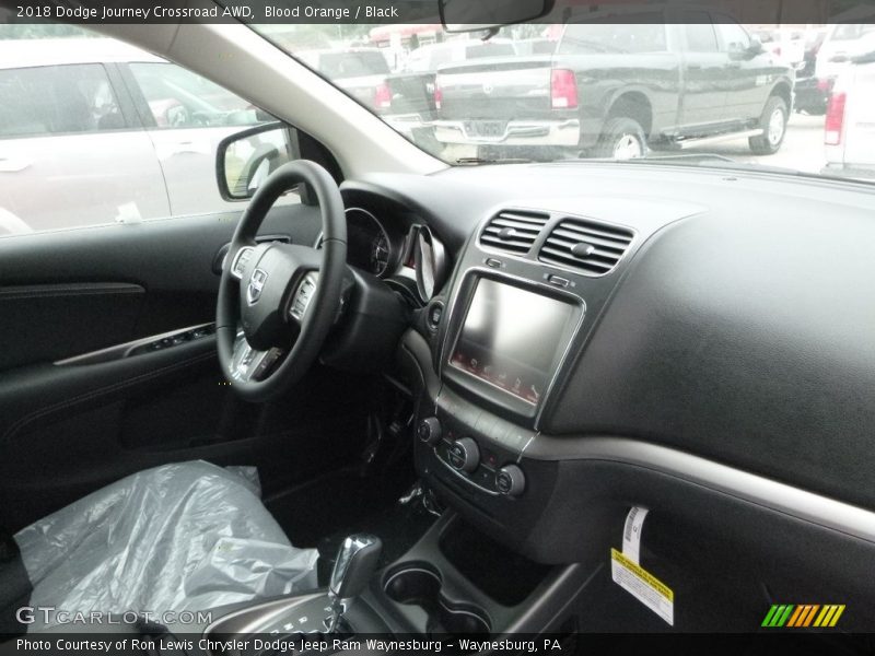 Blood Orange / Black 2018 Dodge Journey Crossroad AWD