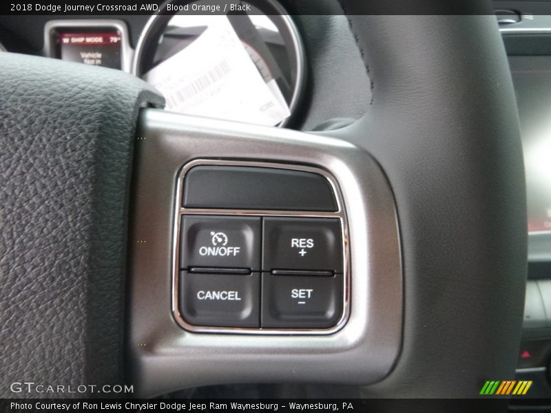 Blood Orange / Black 2018 Dodge Journey Crossroad AWD