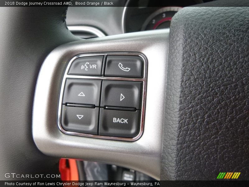 Blood Orange / Black 2018 Dodge Journey Crossroad AWD