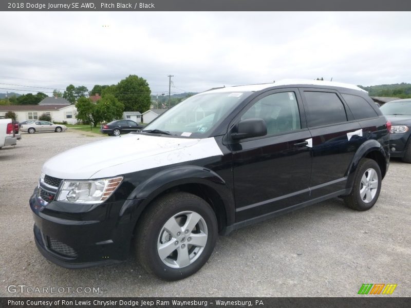 Pitch Black / Black 2018 Dodge Journey SE AWD