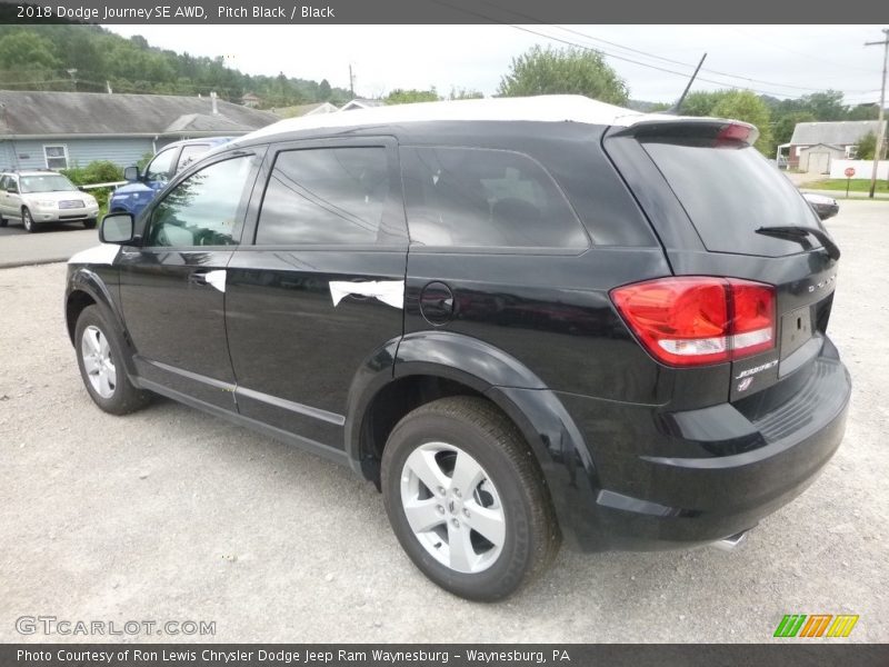 Pitch Black / Black 2018 Dodge Journey SE AWD