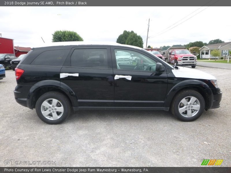 Pitch Black / Black 2018 Dodge Journey SE AWD