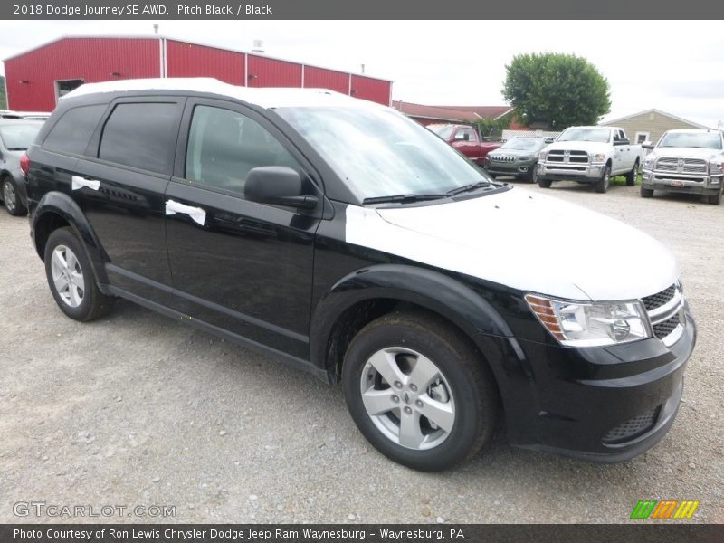 Pitch Black / Black 2018 Dodge Journey SE AWD