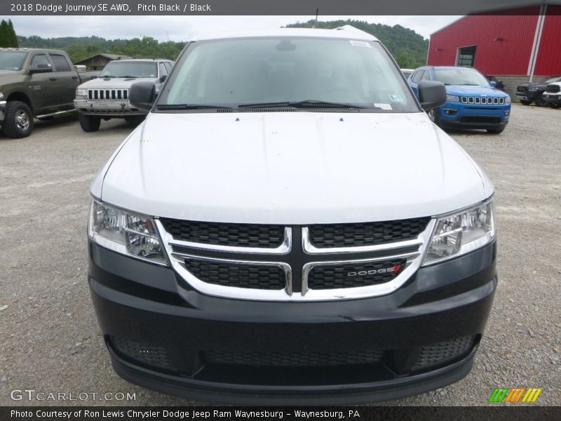 Pitch Black / Black 2018 Dodge Journey SE AWD