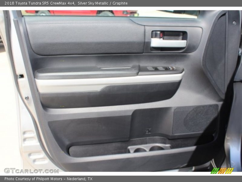 Silver Sky Metallic / Graphite 2018 Toyota Tundra SR5 CrewMax 4x4