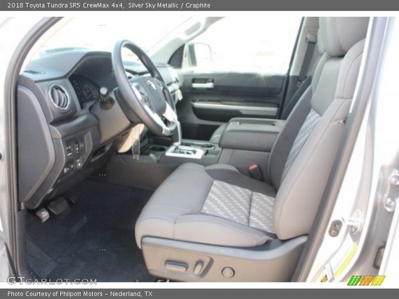 Silver Sky Metallic / Graphite 2018 Toyota Tundra SR5 CrewMax 4x4