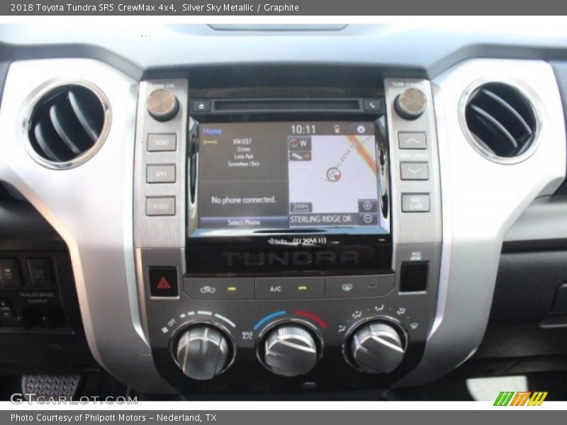 Silver Sky Metallic / Graphite 2018 Toyota Tundra SR5 CrewMax 4x4