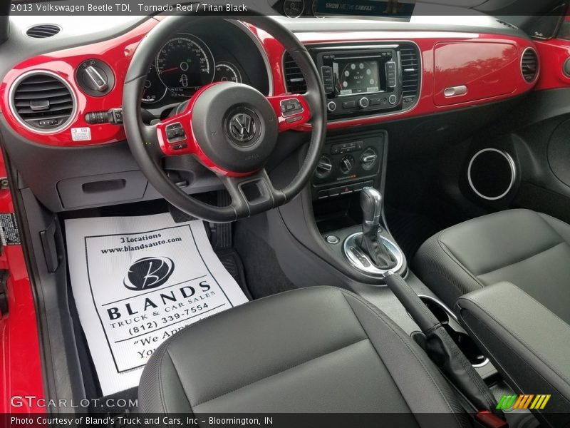 Tornado Red / Titan Black 2013 Volkswagen Beetle TDI