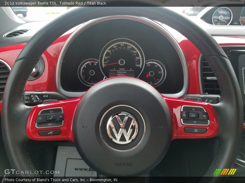 Tornado Red / Titan Black 2013 Volkswagen Beetle TDI