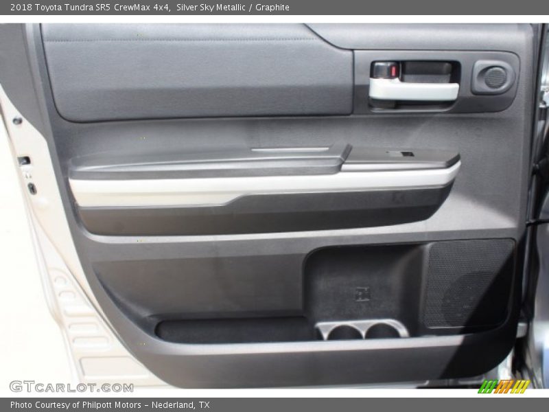 Silver Sky Metallic / Graphite 2018 Toyota Tundra SR5 CrewMax 4x4