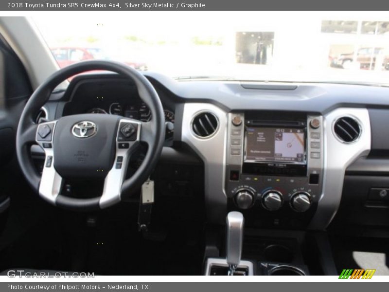 Silver Sky Metallic / Graphite 2018 Toyota Tundra SR5 CrewMax 4x4