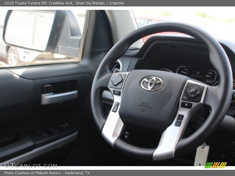 Silver Sky Metallic / Graphite 2018 Toyota Tundra SR5 CrewMax 4x4