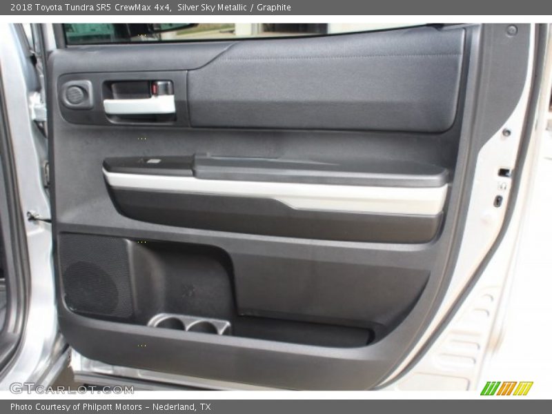 Silver Sky Metallic / Graphite 2018 Toyota Tundra SR5 CrewMax 4x4