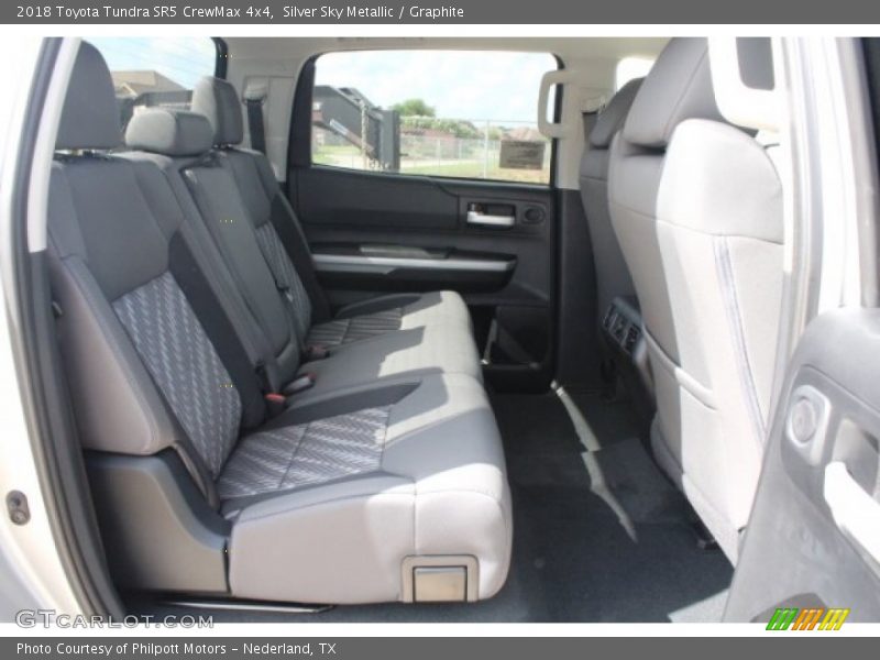Silver Sky Metallic / Graphite 2018 Toyota Tundra SR5 CrewMax 4x4
