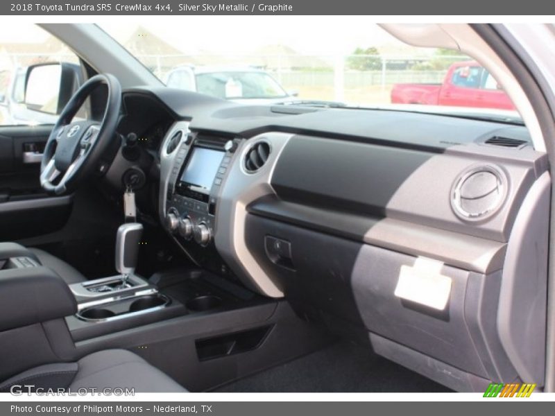 Silver Sky Metallic / Graphite 2018 Toyota Tundra SR5 CrewMax 4x4