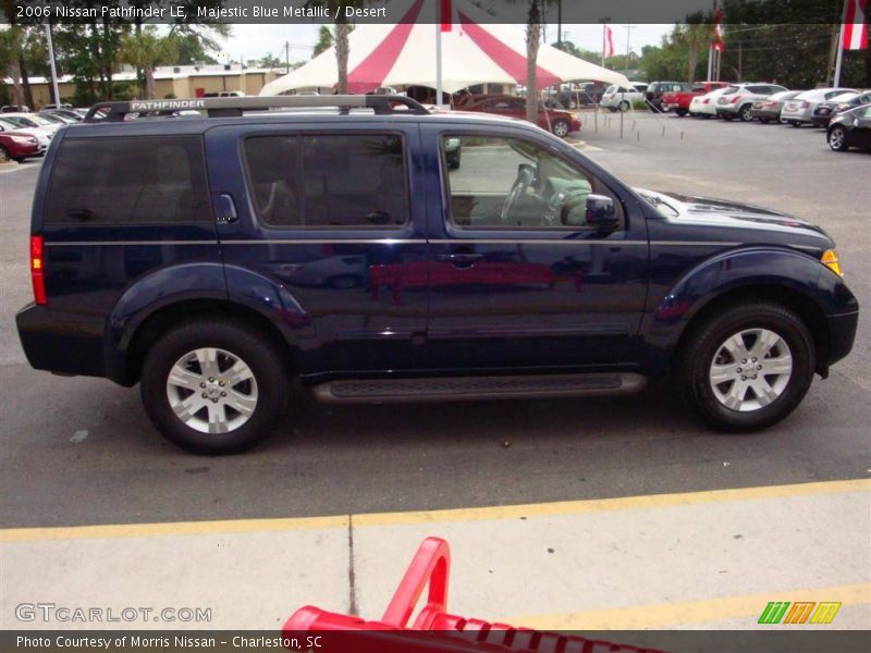 Majestic Blue Metallic / Desert 2006 Nissan Pathfinder LE