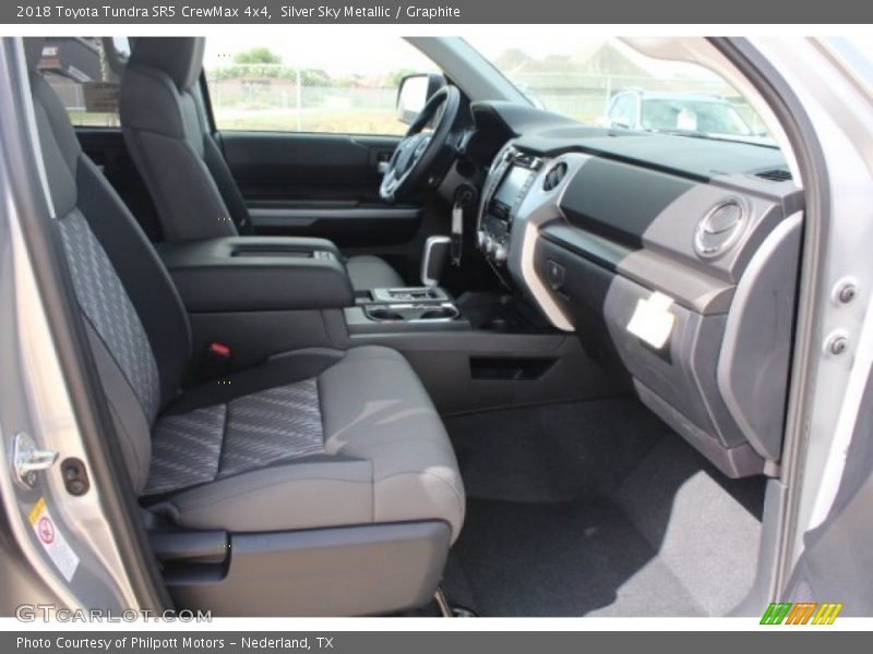 Silver Sky Metallic / Graphite 2018 Toyota Tundra SR5 CrewMax 4x4