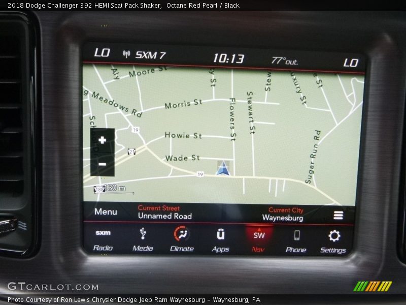 Octane Red Pearl / Black 2018 Dodge Challenger 392 HEMI Scat Pack Shaker