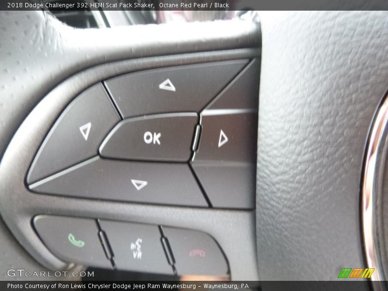 Octane Red Pearl / Black 2018 Dodge Challenger 392 HEMI Scat Pack Shaker