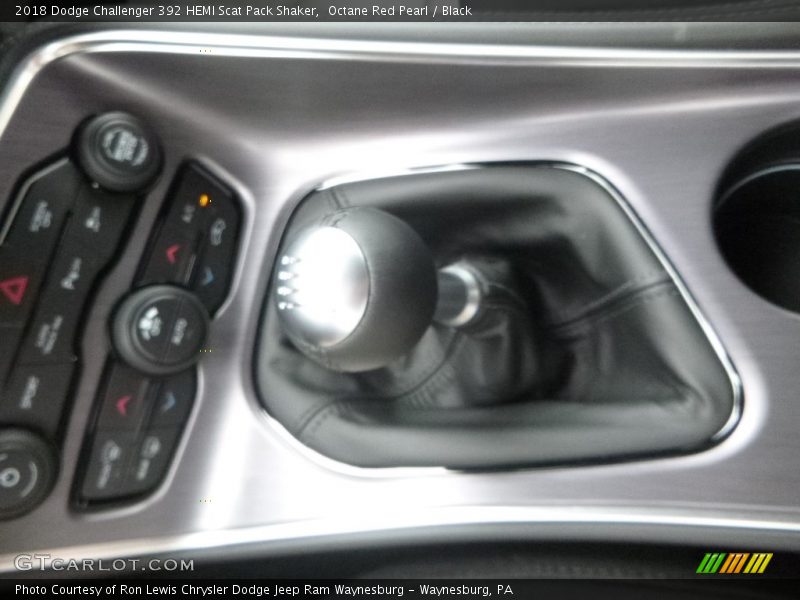 Octane Red Pearl / Black 2018 Dodge Challenger 392 HEMI Scat Pack Shaker