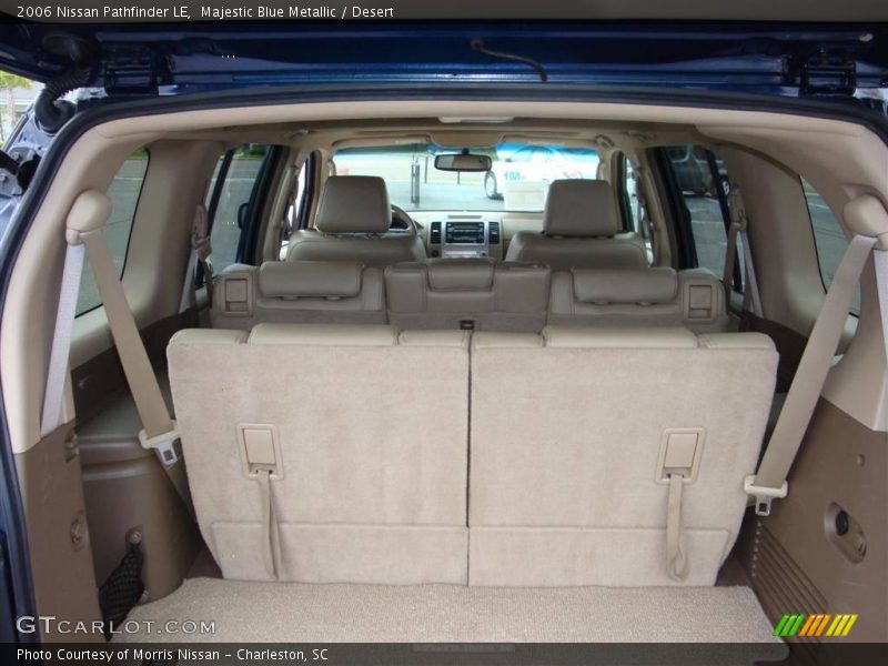 Majestic Blue Metallic / Desert 2006 Nissan Pathfinder LE