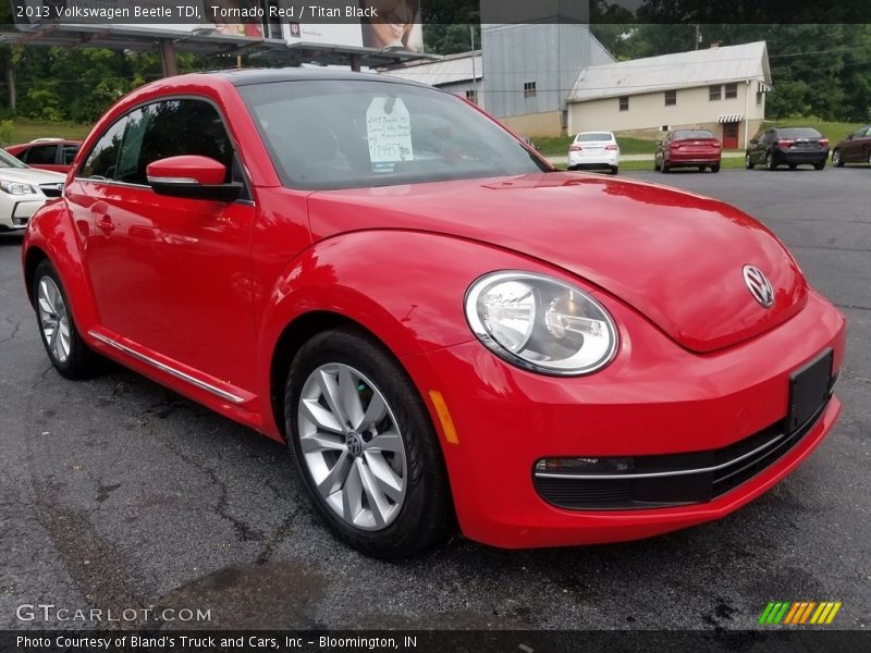 Tornado Red / Titan Black 2013 Volkswagen Beetle TDI