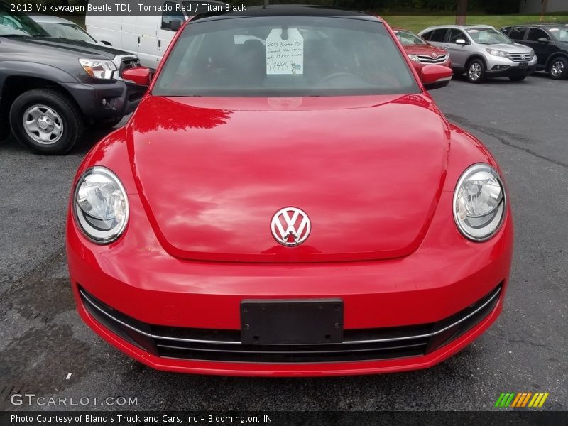 Tornado Red / Titan Black 2013 Volkswagen Beetle TDI