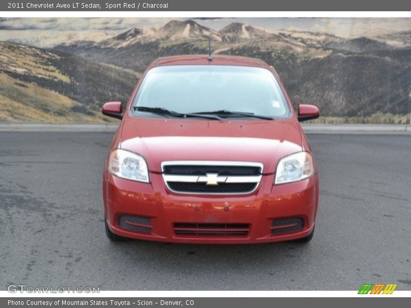 Sport Red / Charcoal 2011 Chevrolet Aveo LT Sedan