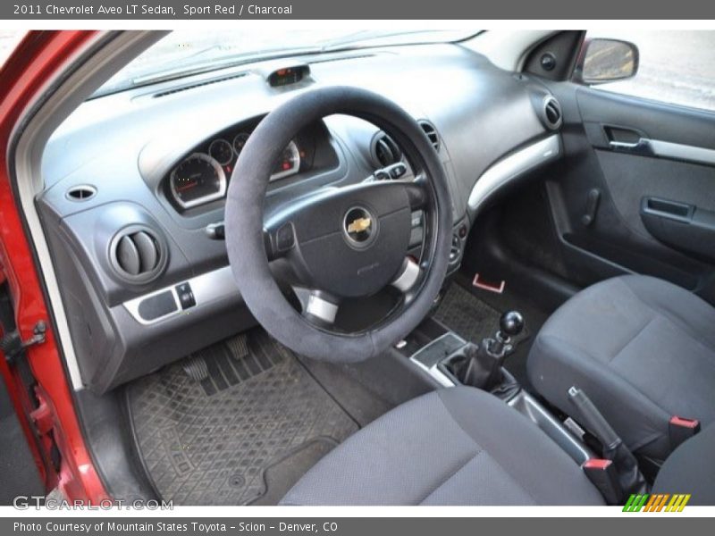 Sport Red / Charcoal 2011 Chevrolet Aveo LT Sedan