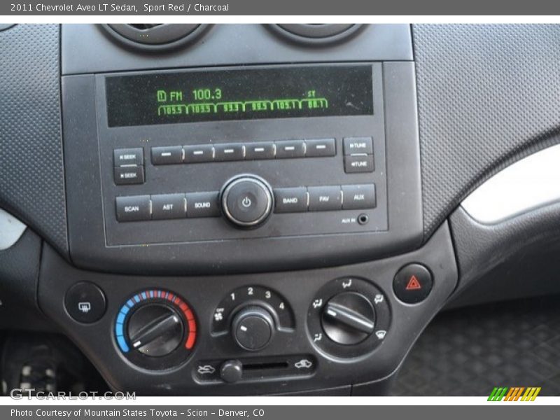 Sport Red / Charcoal 2011 Chevrolet Aveo LT Sedan