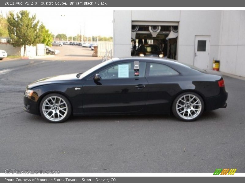 Brilliant Black / Black 2011 Audi A5 2.0T quattro Coupe