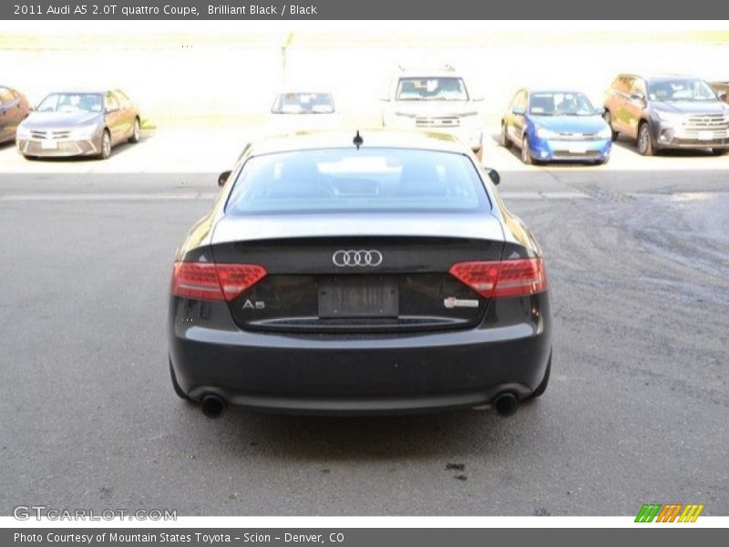 Brilliant Black / Black 2011 Audi A5 2.0T quattro Coupe