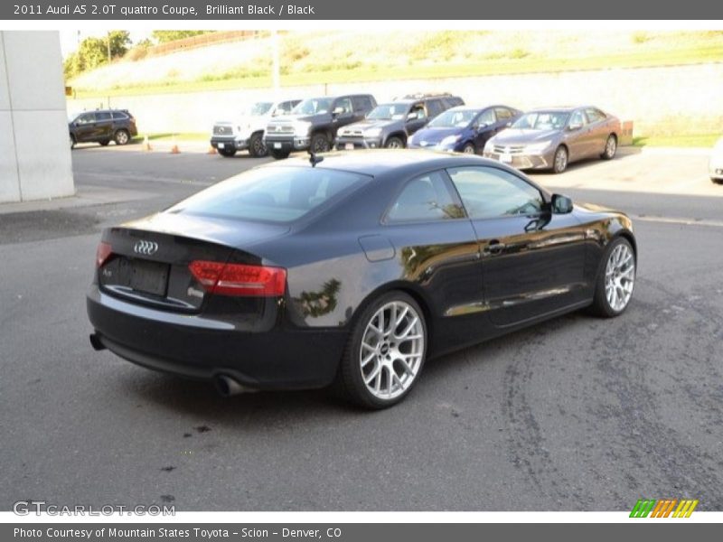 Brilliant Black / Black 2011 Audi A5 2.0T quattro Coupe